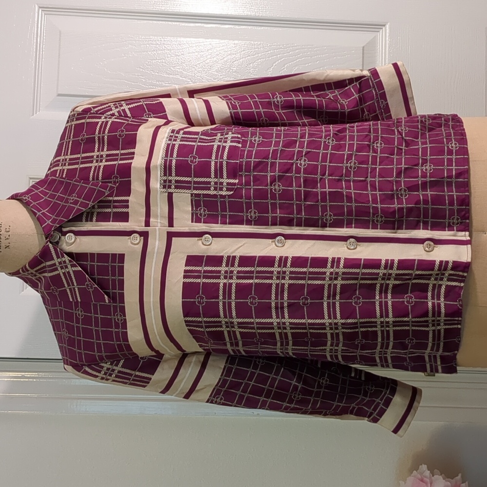 Gucci Silk Twill Blouse Sz. 42